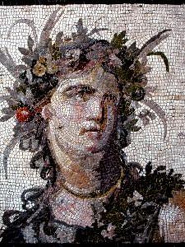 karangan bunga Romawi kuno